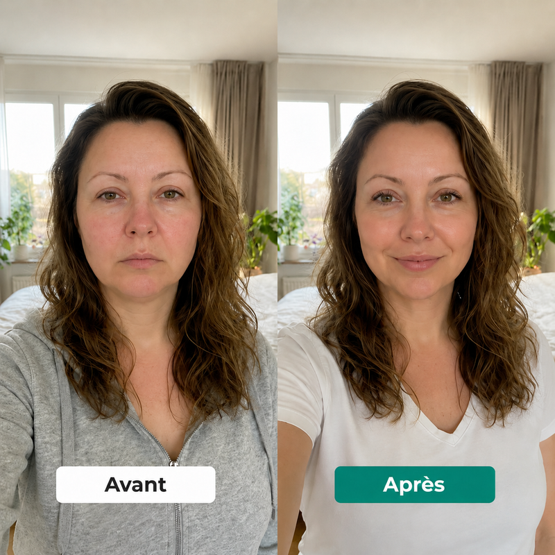 Des résultats visibles, dans le miroir.
